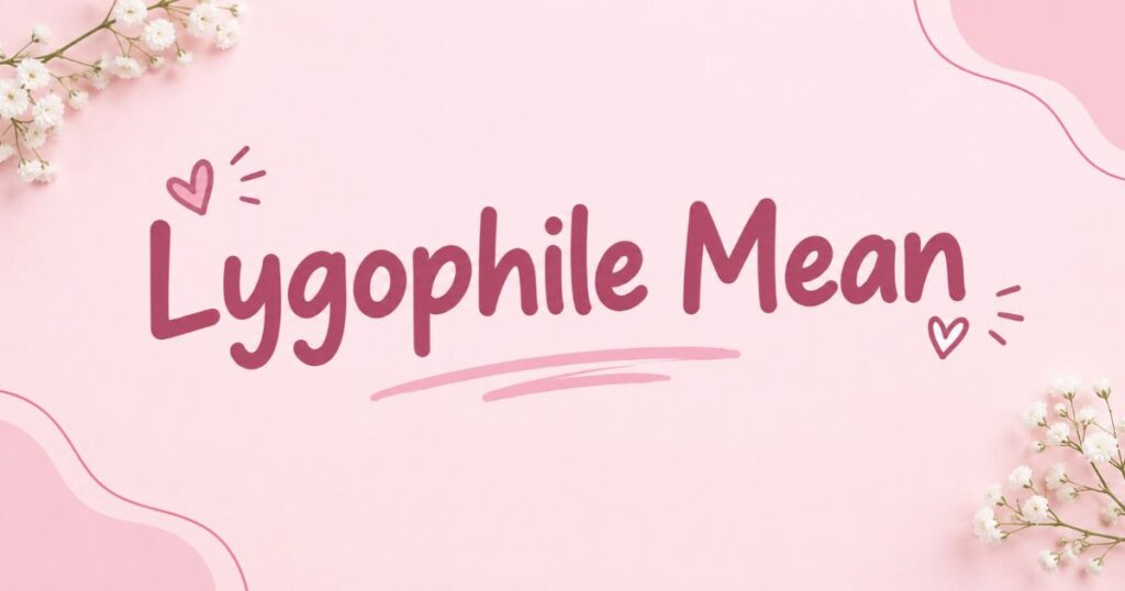 Lygophile Mean