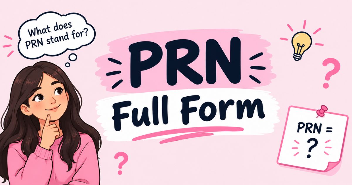PRN Full Form