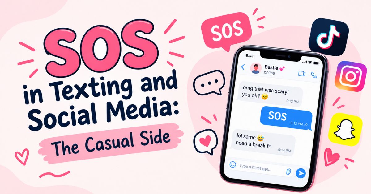 SOS in Texting and Social Media The Casual Side