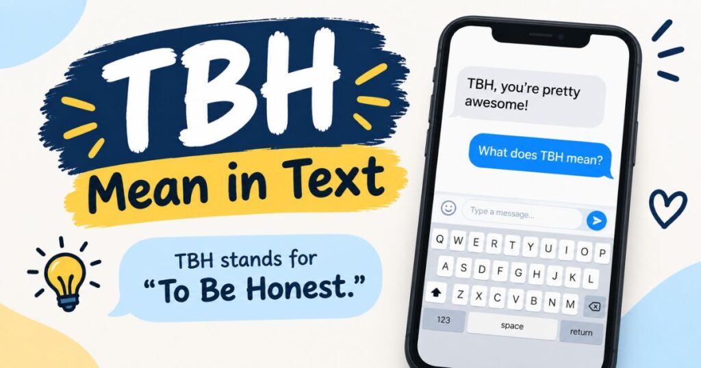 TBH Mean in Text