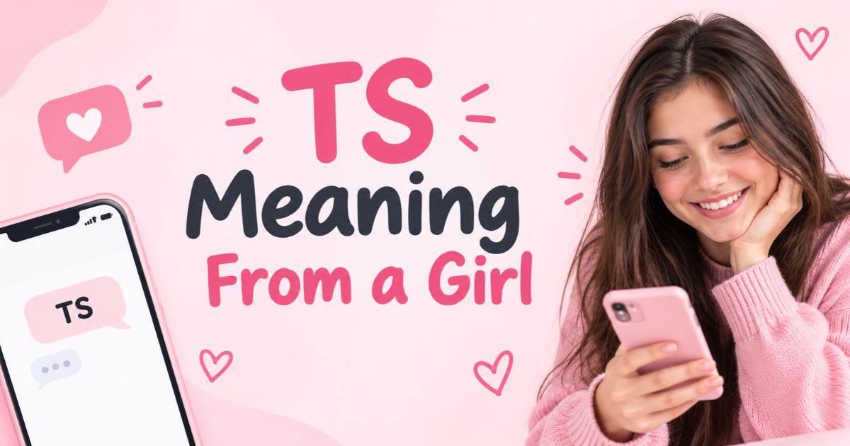 TS Meaning From a Girl