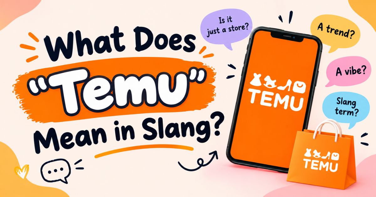What Does Temu Mean in Slang