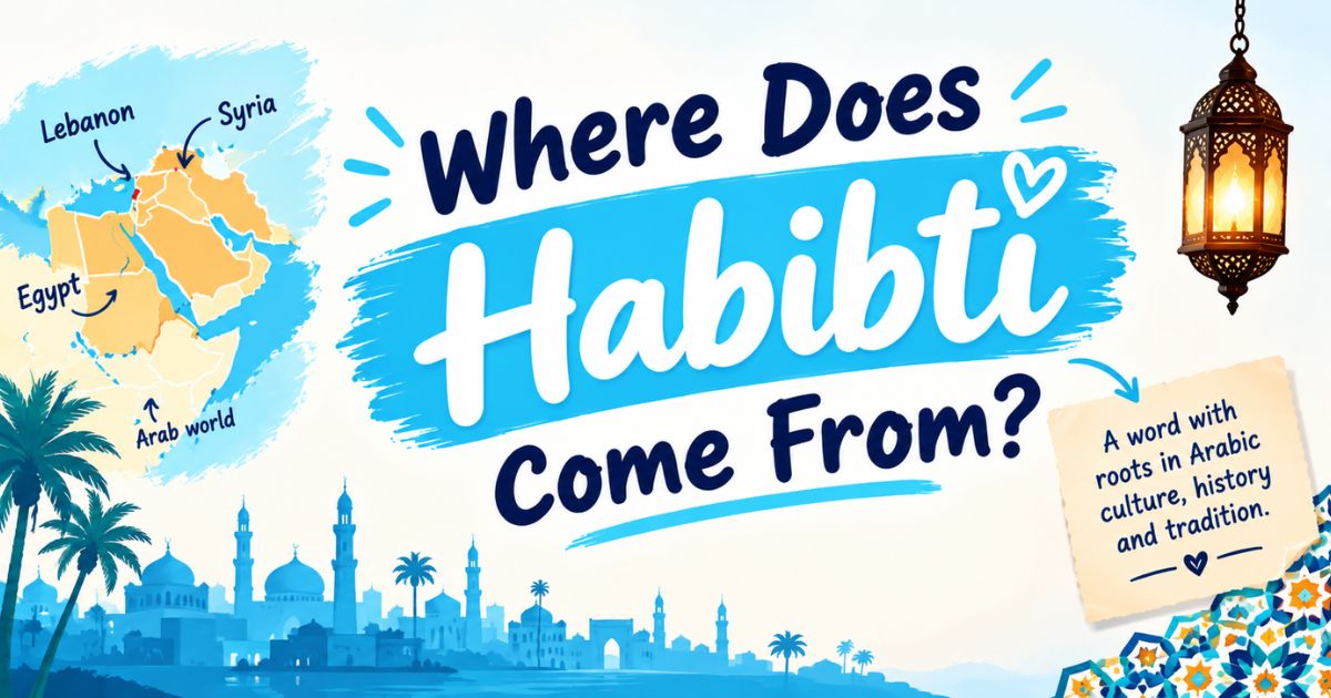 Where Does Habibti Come From