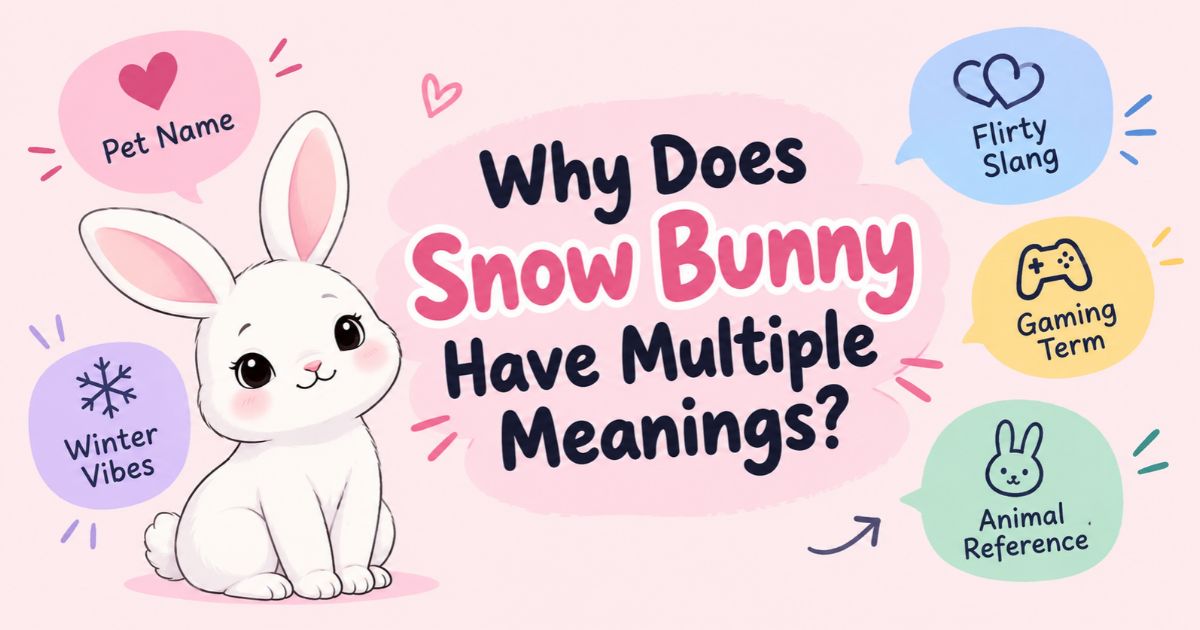 Why Does Snow Bunny Have Multiple Meanings_