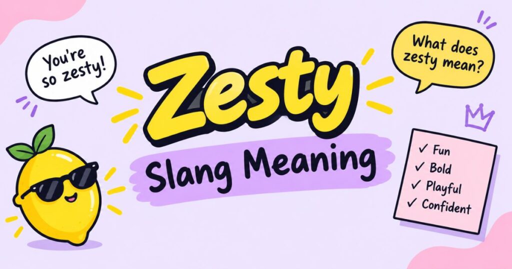 Zesty Slang Meaning